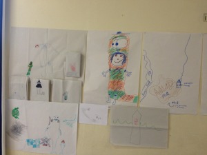 Costume designs by the kids 